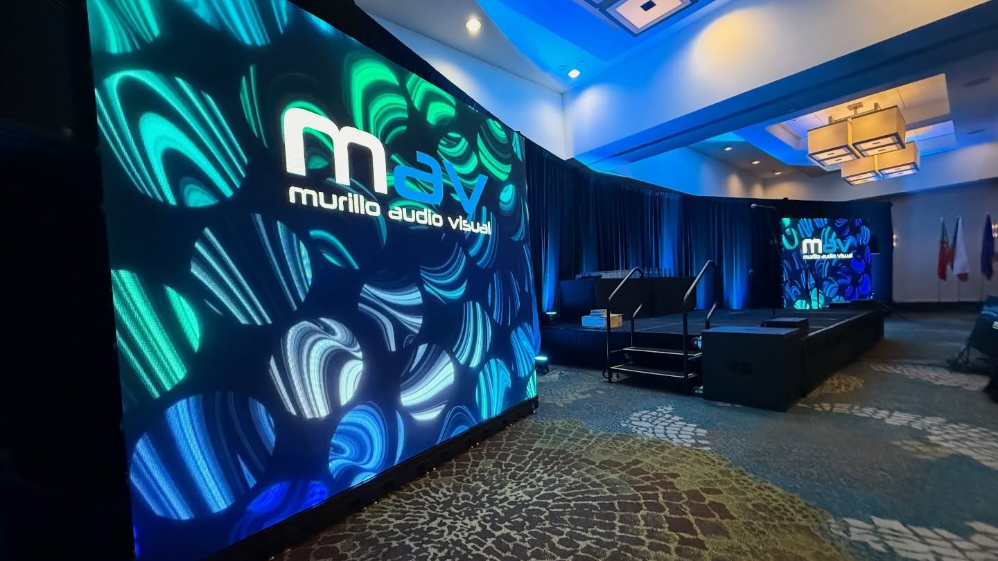 MAV LED wall and stage